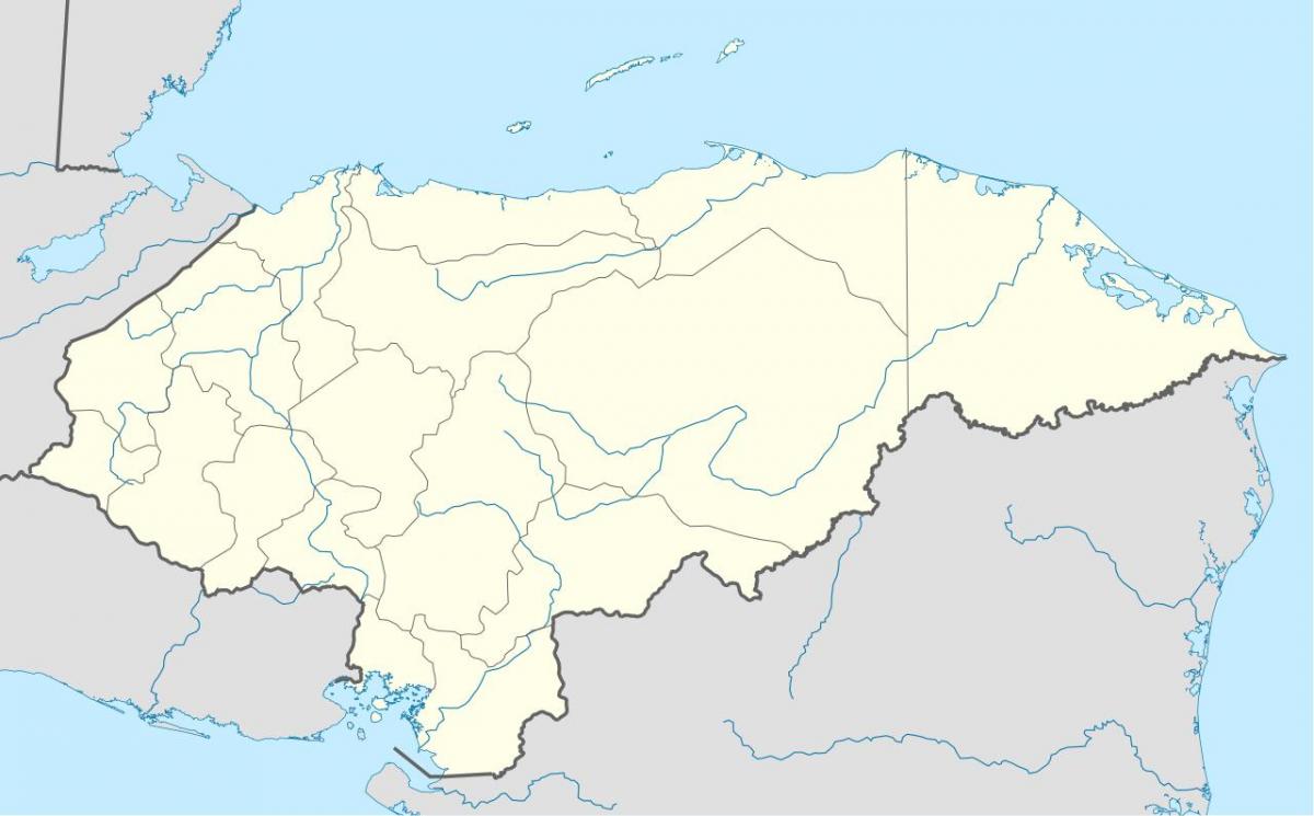 map showing Honduras