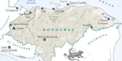 Map of la ceiba Honduras