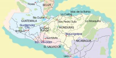 Map of mosquitia Honduras