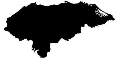 Map of Honduras map vector